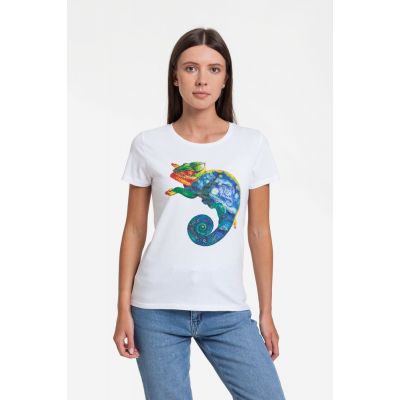 Футболка женская «Вангуана», белая-0