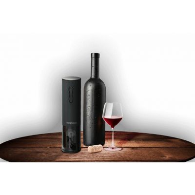 Винный набор с электрическим штопором Bolsena, черный-6