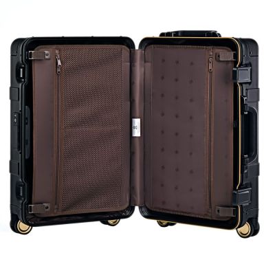 Чемодан Metal Luggage, черный-7