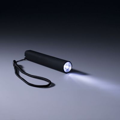 Фонарик аккумуляторный Falkirk, черный-5