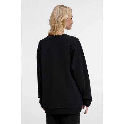 Свитшот унисекс Avenu, черный-7