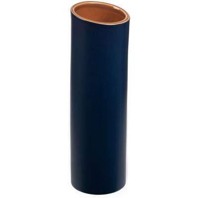 Ваза Form Fluid, большая, сине-горчичная-0