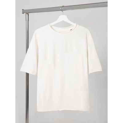 Футболка оверсайз Vozduh 2.0, кремовая-0