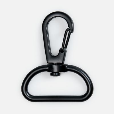 Застежка-карабин Snap Hook, L, черная-0