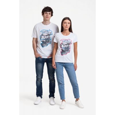 Футболка женская «Смотри вглубь», белая-3