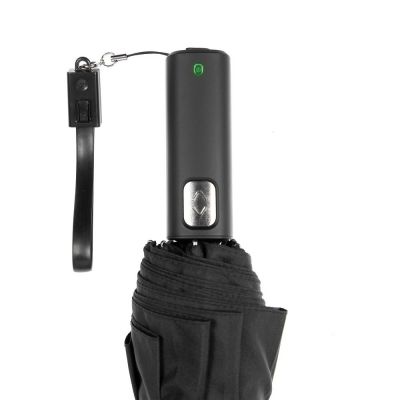 Зонт складной City Guardian, электрический, черный-4