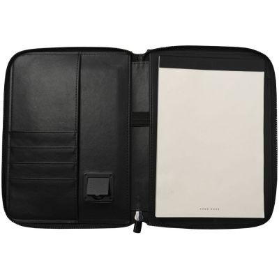 Папка-органайзер Epitome с блокнотом А5 и аккумулятором 8000 мА4, черная-2