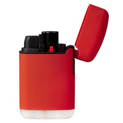 Зажигалка Zenga, турбо, многоразовая, красная-1