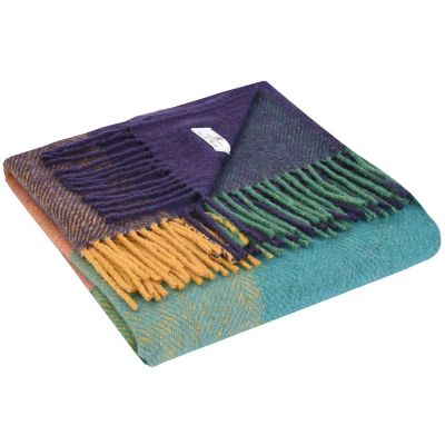 Плед Mumbai, фиолетовый с бирюзовым-1