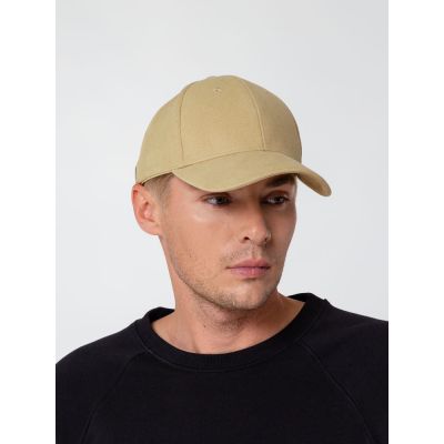 Бейсболка Hillside, бежевая-7