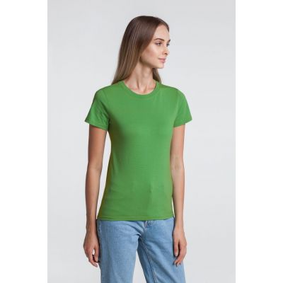 Футболка женская T-bolka Lady, ярко-зеленая-4