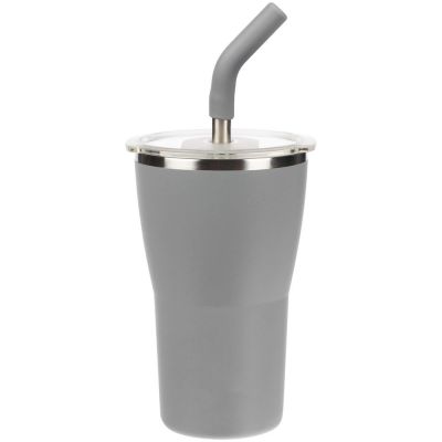 Термостакан Sapporo без логотипа, серый-1