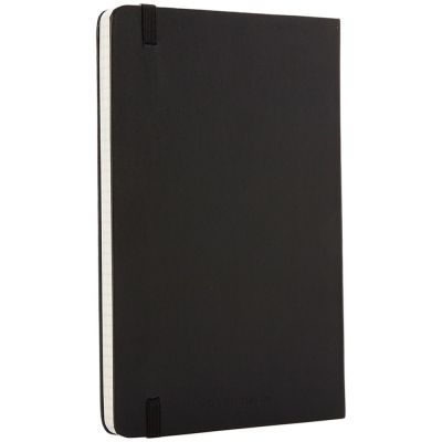 Записная книжка Moleskine Classic Large, в клетку, черная-1
