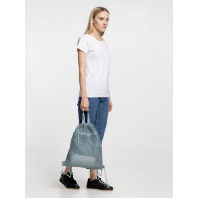 Рюкзак-мешок Verkko, серо-голубой-7