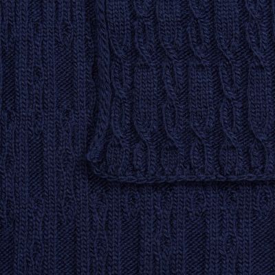 Плед Knitline, темно-синий (сапфир)-2