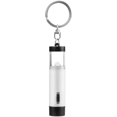 Брелок-фонарик Lantern Ray, белый с черным-1