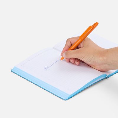 Ручка шариковая Prodir DS11 PMP, оранжевая-5