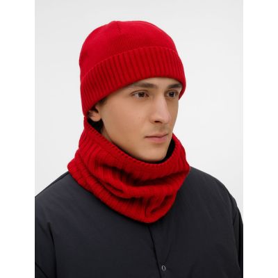 Шапка ComFleece, красная-6