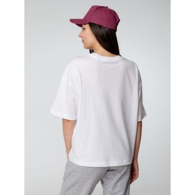 Футболка оверсайз женская Boxy Women, бежевая (льняная)-5