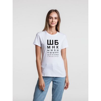 Футболка женская «ШБМНК», белая-0