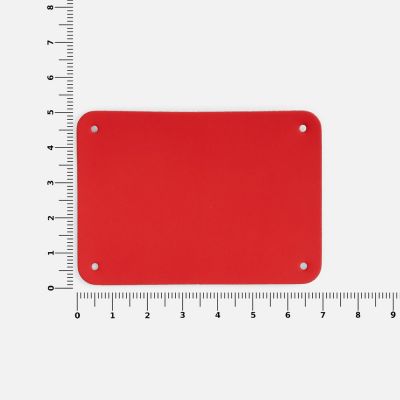 Лейбл Eta Soft Touch, XL, красный-1