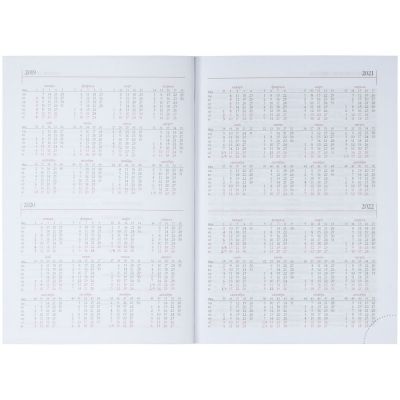 Ежедневник Brand, недатированный, синий-4