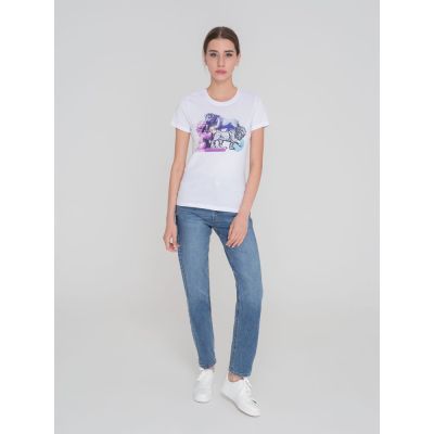 Футболка LionMe, женская, белая-3