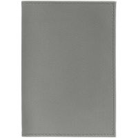 Обложка для паспорта Nubuk, светло-серая