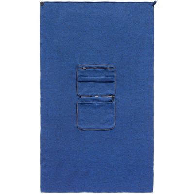 Дорожный плед onBoard, синий меланж-3