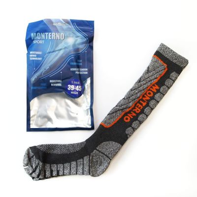 Термоноски мужские высокие Monterno Sport, серые-1