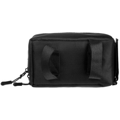 Велосумка BikeLine на раму, черная с красным-3