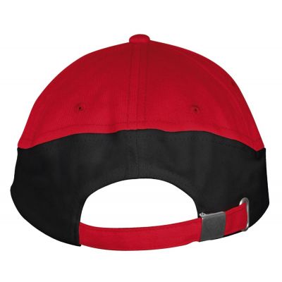 Бейсболка Booster, красная с черным-2