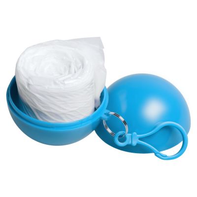 Дождевик в круглом футляре Nimbus, голубой-1