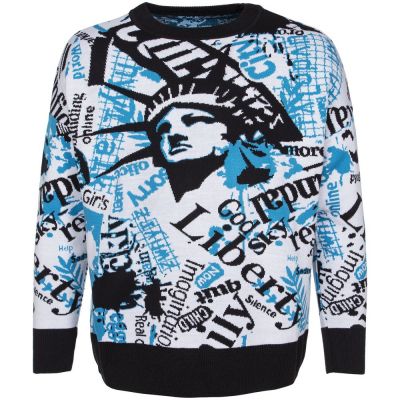 Свитер оверсайз на заказ Tricksy Net, полушерсть-5