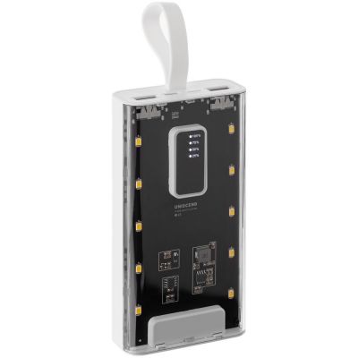 Аккумулятор Trellis Flat 10000 мАч, белый-1