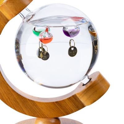 Термометр-шар «Галилео» в деревянном корпусе-4