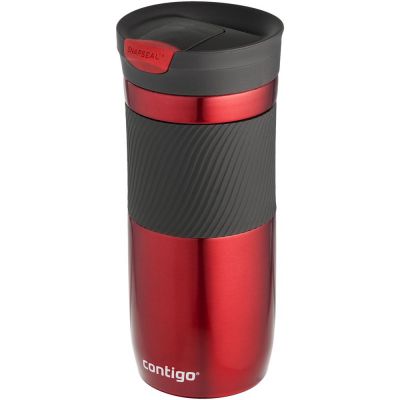 Термостакан Byron, вакуумный, герметичный, красный-0