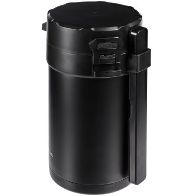 Термос для еды Jiayi в термочехле, черный-2