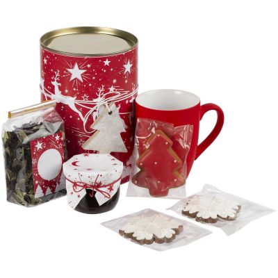 Тубус Holly Jolly, красный-2