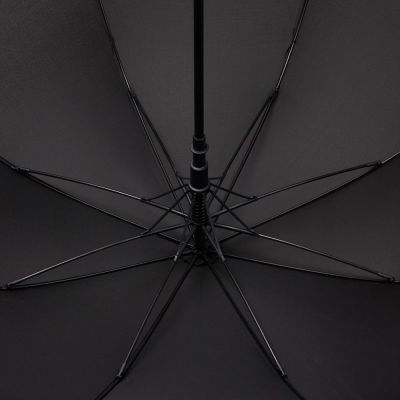 Зонт-трость Simple Golf, черный-5