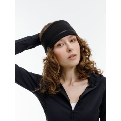 Спортивная повязка утепленная Jogge, черная-8