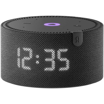 Умная колонка «Новая Яндекс Станция Мини» с часами, черная-0