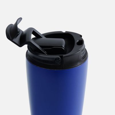 Термостакан с двумя поильниками Duetta, синий-2