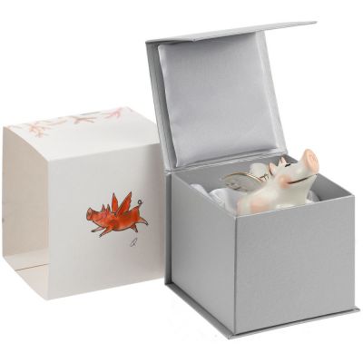 Фарфоровая елочная игрушка Piggy Wingy-5