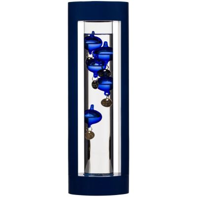 Термометр «Галилео» в деревянном корпусе, синий-1