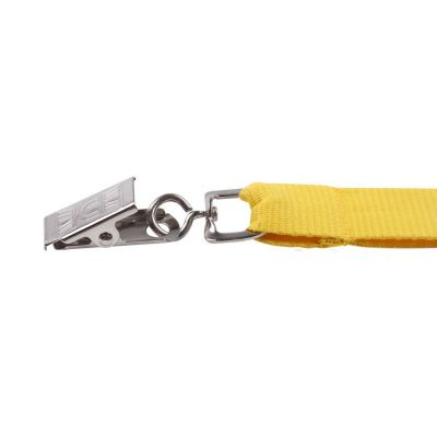 Лента для бейджа Neckband, желтая-2