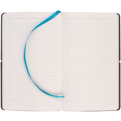 Ежедневник Nubuk, недатированный, бирюзовый-5