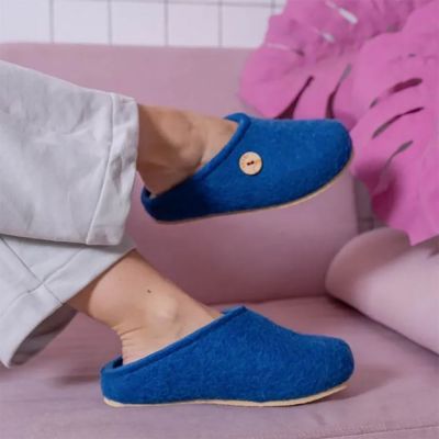 Домашние валенки Step, синие (василек)-7