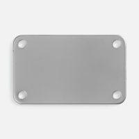 Шильдик металлический Furo, серебристый