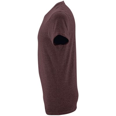 Футболка мужская Regent Fit 150, бордовый меланж-2